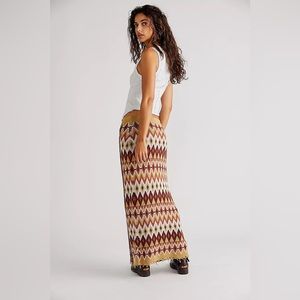 Free People Live Deliberately Convertible Knit Maxi Skirt